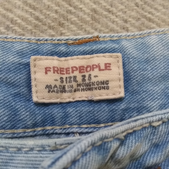 Free People Bleached Out Boot Cut Jeans - Picture 4 of 5